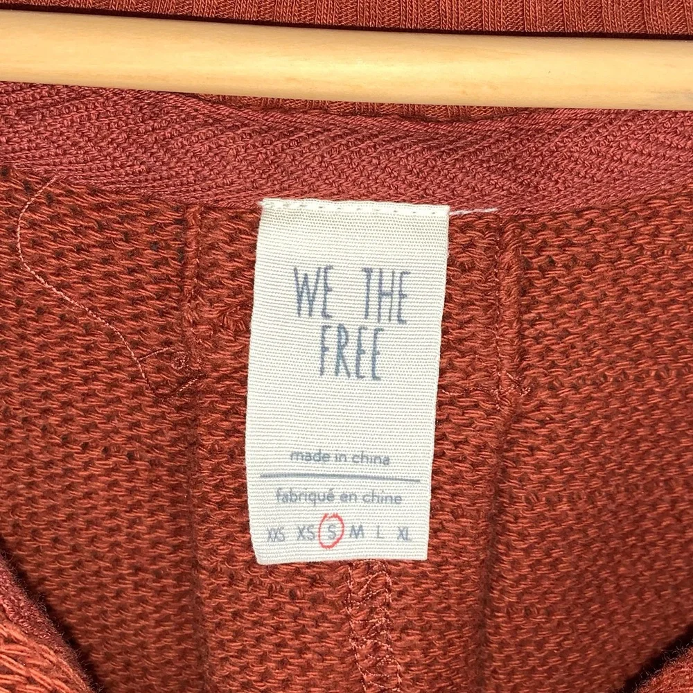We The Free Darcy Cropped Sweater in Cedar